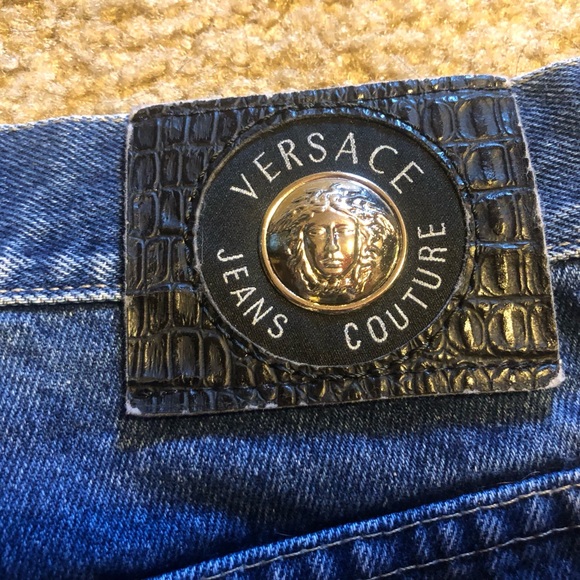 90s high waist Couture Versace Jeans made in Italy. I bought it in Europe. - Picture 4 of 6